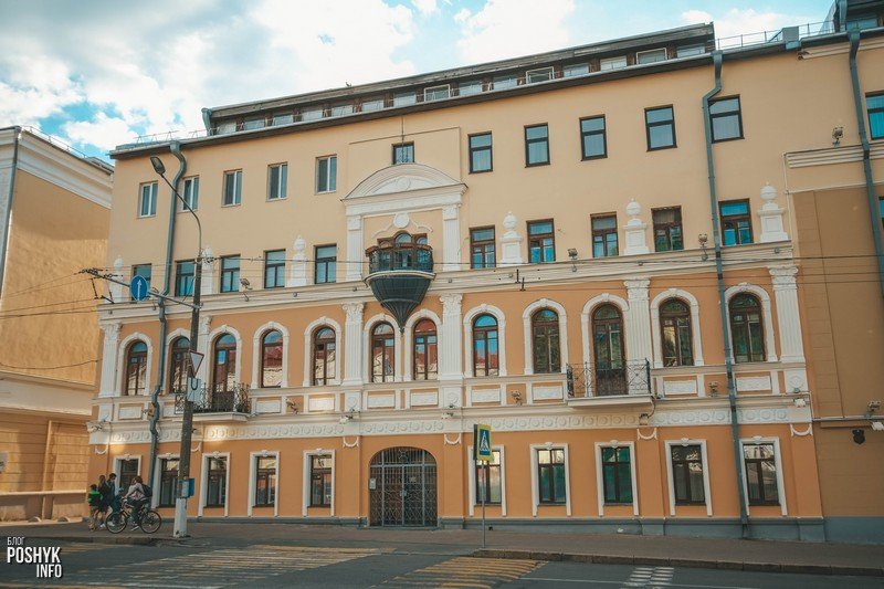 Современный облик дома после реконструкции по адресу Мясникова, 76 в Минске